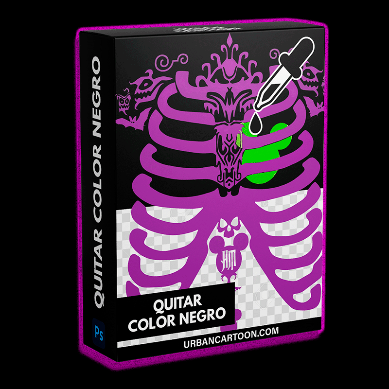 Quita el color negro del diseño